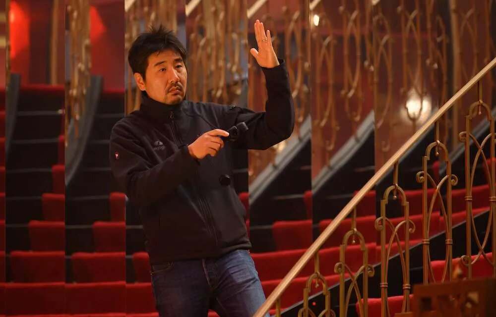 Chung Chung-Hoon durante el rodaje de "Última noche en el Soho"