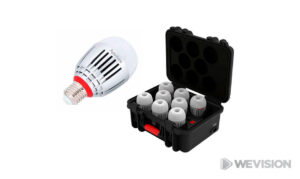 ALQUILER SET BOMBILLAS ACCENT B7C 7W RGB WEVISION WELABPLUS