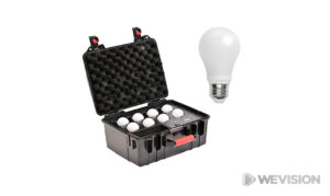 ALQUILER KIT ASTERA LUNABULB x8 BOMBILLAS E27 WEVISION