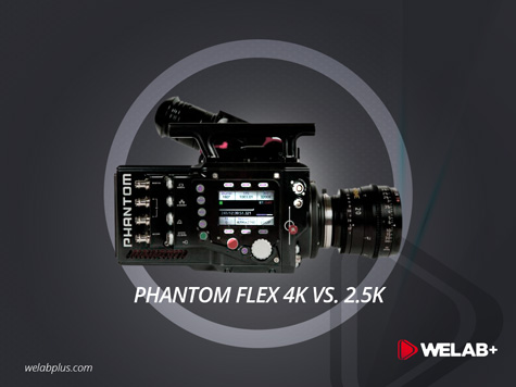 VIDEO PHANTON FLEX 4K vs. 2,5 K