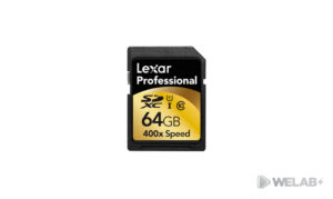 ALQUILER LEXAR SD 64GB 400x WELABPLUS 2