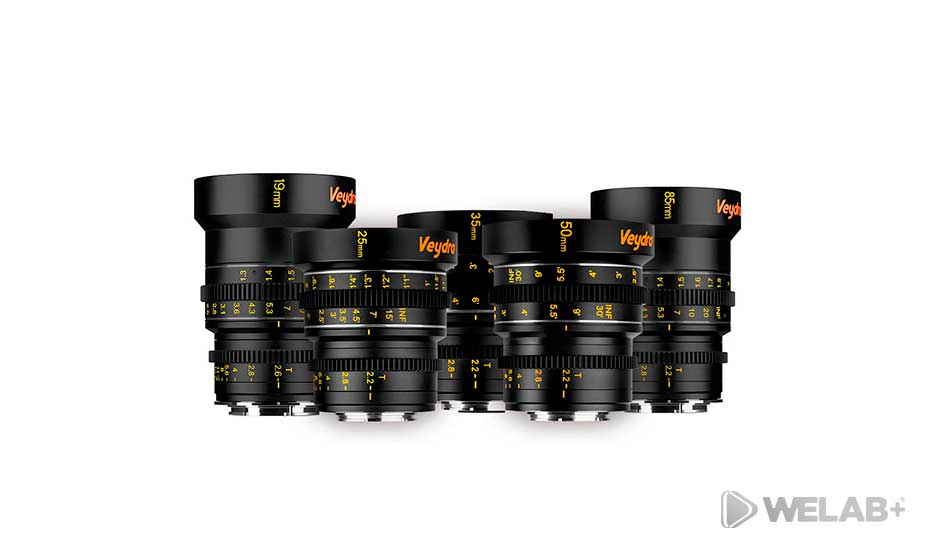ALQUILER SET VEYDRA MINI PRIME LENSES x5 (19, 25, 35, 50, 85 mm) WELABPLUS 2