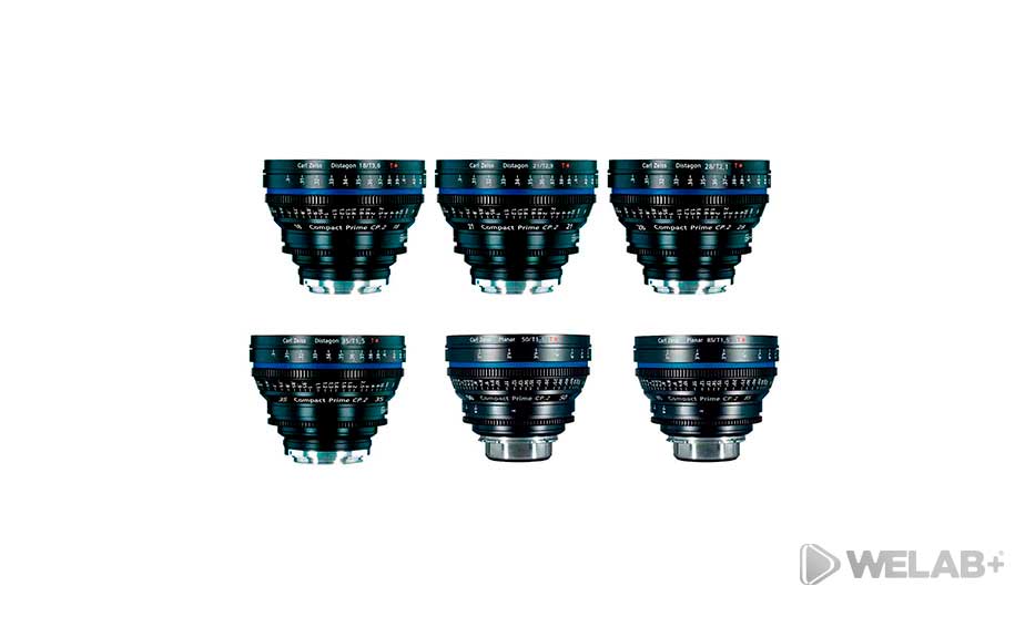ALQUILER SET x6 LENTES CARL ZEISS CP2 (18, 21, 28, 35, 50, 85 mm) WELABPLUS 2