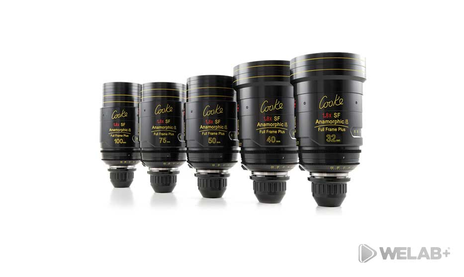 ALQUILER SET x5 LENTES COOKE ANAMORPHIC/i FF PLUS SF (32,40,50,75,100 mm) WELABPLUS 2