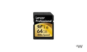 ALQUILER LEXAR SD 64GB 400x WELABPLUS