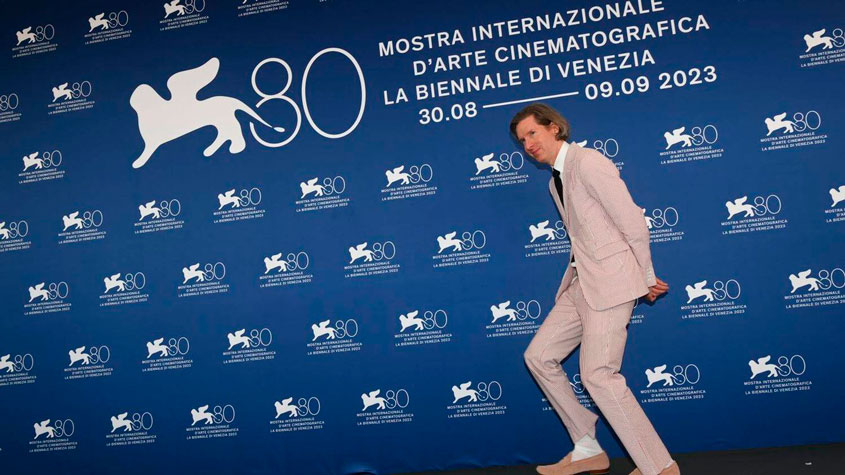 El director Wes Anderson durante la 80º Edición del Festival de Cine de Venecia