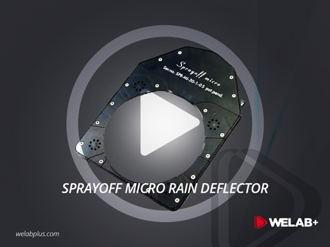VIDEO SPRAYOFF MICRO RAIN DEFLECTOR