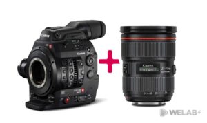 ALQUILER PACK CANON C300 MKII + CANON 24-70 mm f2.8 L II USM WELABPLUS 2