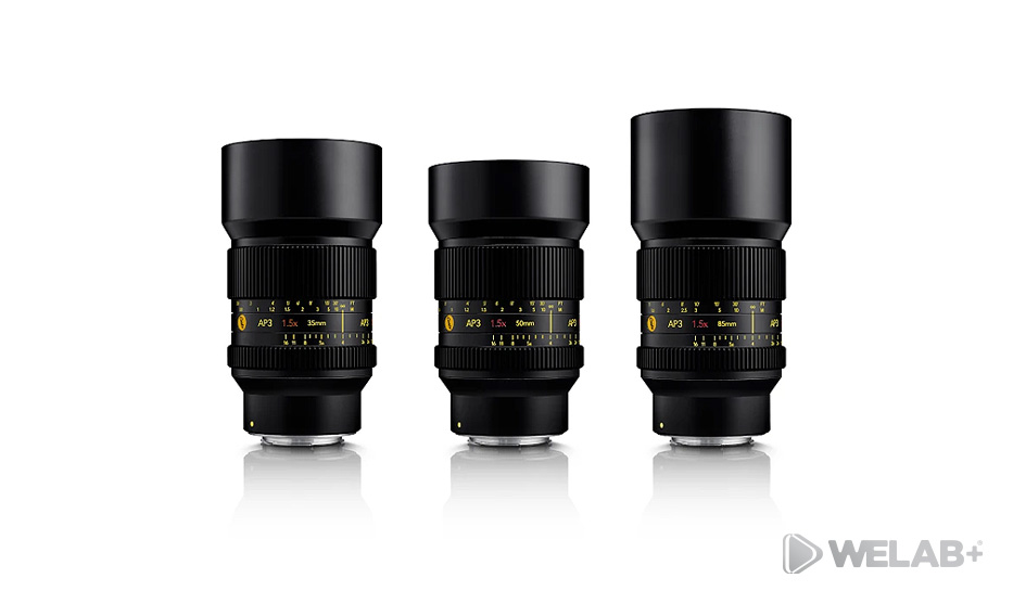 ALQUILER SET x3 LENTES ANAMÓRFICAS COOKE AP3 (35, 50, 85 mm) WELABPLUS